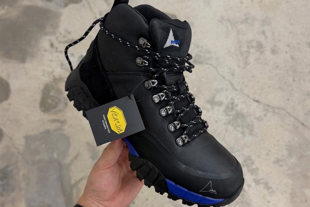 藤原ヒロシの手掛ける fragment design x ROA Andreas Boot がスタンバイ