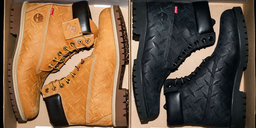Supreme と Timberland が Diamond Plate 6インチブーツを復刻