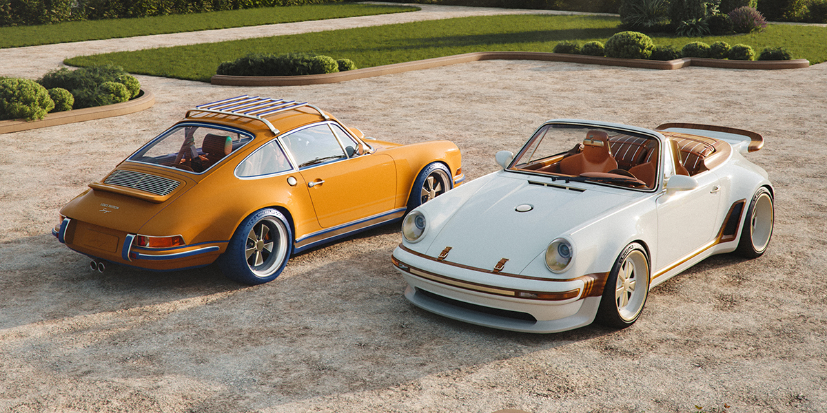 「ルイ・ヴィトン」が世界的レストアブランド「シンガー」と初コラボ “ポルシェ 911”を再解釈した2台の特別仕様車を発表