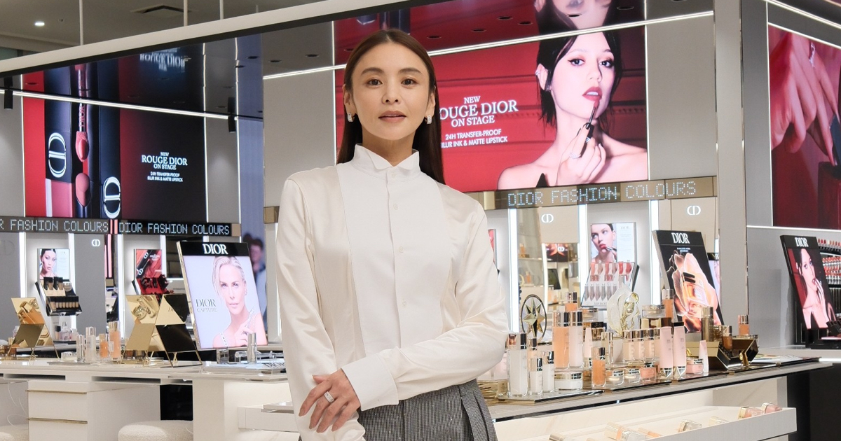伊勢丹新宿店の「ディオール」がリニューアル ラグジュアリーな新空間に滝沢眞規子が来店