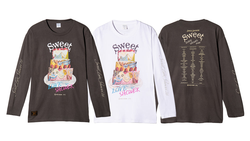 glamb × SWEET LOVE SHOWER 2026、画家VVINを迎えたコラボロンTが登場