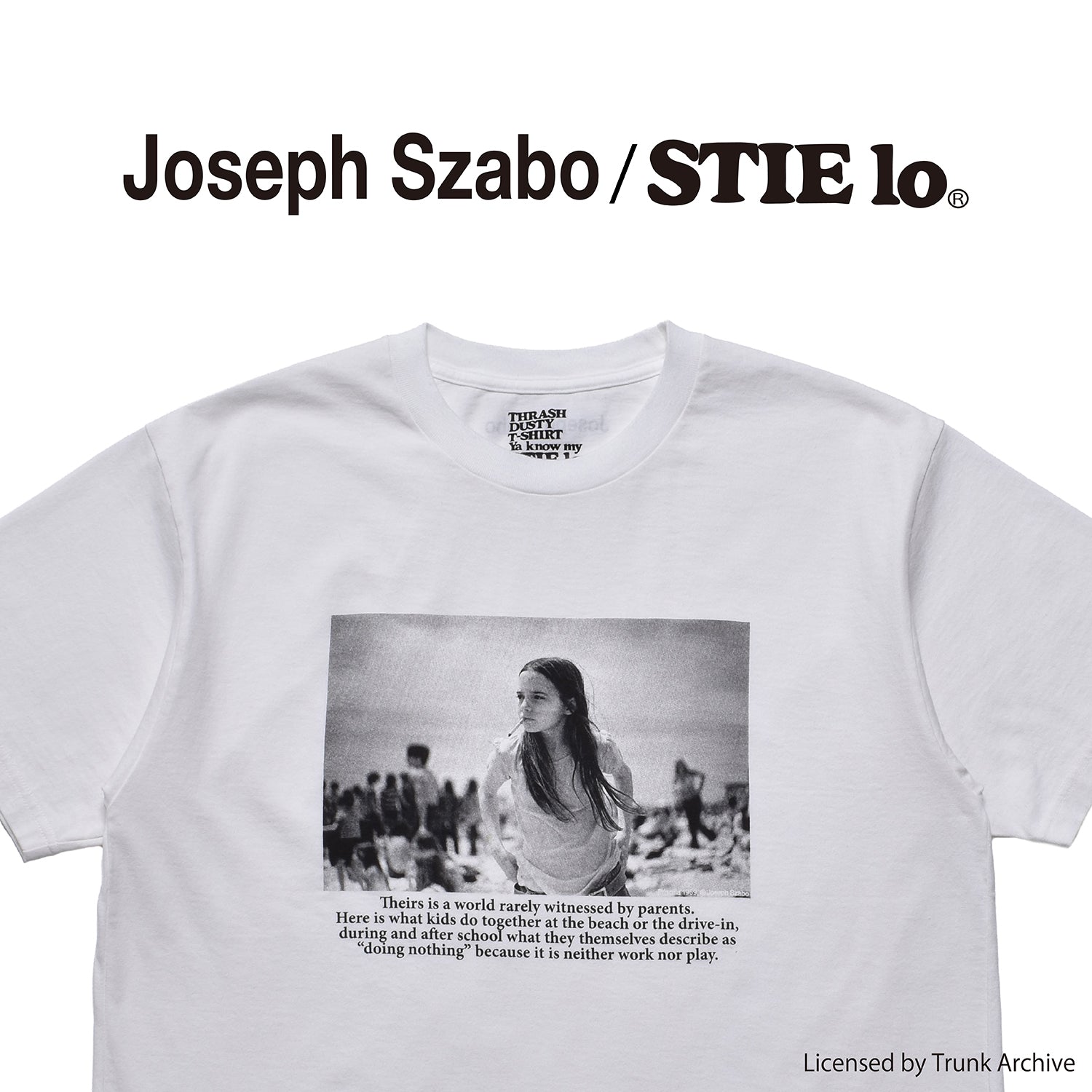 写真家Joseph Szabo × STIE-lo × MINEDENIM、「Priscilla 1969」のフォトTが発売